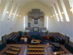Doopsgezinde kerk, Aalsmeer - interieur