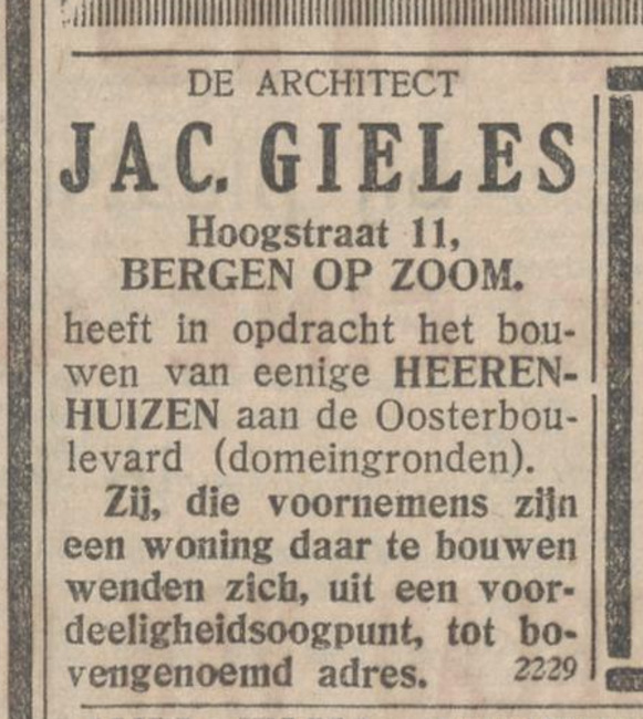 Opdracht.
              <br/>
              Dagblad van Noord-Brabant, 5 maart 1927