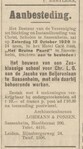 Aanbesteding.
              <br/>
              De Nederlander, 7 oktober 1929