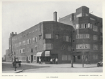 Historische foto van de hoek Rijnstraat-IJselstraat.
<br/>
F.R. Yerbury, 1926