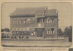 Het gemeentehuis van Eenrum.
<br/>
Nieuwsblad van het Noorden, 2 juli 1931