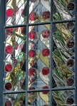 Het glas-in-lood van het trappenhuis.
<br/>
Gert-Jan Lobbes, april 2023