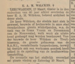 In memoriam.
<br/>
Nieuwsblad van Friesland, 17 maart 1937