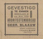 Advertentie.
<br/>
(Emmer Courant, 26 januari 1934