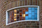Glas in lood aan de Henriette Ronnerstraat.
              <br/>
              Marcel Westhoff, januari 2018