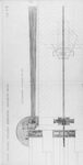 Ontwerp van het smeedijzeren ornament boven de hereningang.
<br/>
Archief Publieke Werken, Stadsarchief Amsterdam, 1924