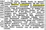 Luursema bleek in 1944 een grote hoeveelheid levensmiddelen op voorraad te hebben.
<br/>
De residentiebode, 4 augustus 1944