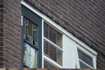 Glas-in-loodraam op de verdieping.
<br/>
Rinetzko, 2026