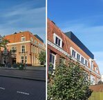 De dakopbouwen zijn hier goed zichtbaar.
              <br/>
              Joop de Haan, 2022