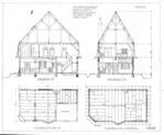 Ontwerptekening.
<br/>
Bouwdossier gemeente Velsen, december 1920