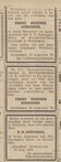 Rouwadvertenties.
<br/>
Nieuwsblad van het Noorden, 11 augustus 1926