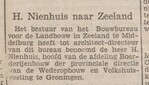 Krantenbericht.
<br/>
Nieuwe provinciale Groninger courant, 23 februari 1950