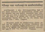 Aanbesteding.
              <br/>
              Nieuwsblad van het Noorden, 2 mei 1932