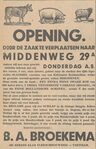 Advertentie mbt de opening van de slagerij.
<br/>
De Noord-Ooster, 10 september 1935