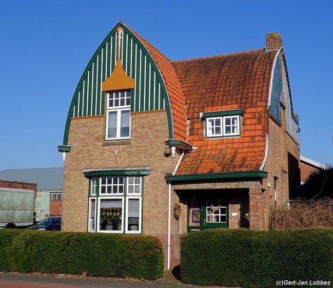 Aanzicht van het pand.
<br/>
Gert-Jan Lobbes, 2024
