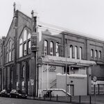 De situatie voor de bouw van winkelcentrum Oostpoort.
<br/>
Stadsarchief Amsterdam, 2001