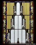 Glas-in-loodraam, detail.
<br/>
Gert-Jan Lobbes, 2024