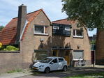 Eén van de twee hofjes aan de Schalkwijkerstraat.
<br/>
Gert-Jan Lobbes, 2026