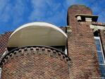 Detail gevel met overkapping balkon.
<br/>
Gert-Jan Lobbes, 2021