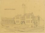 Ontwerp voor de openbare lagere school.
<br/>
Streekarchief Gooi en Vechtstreek, 1916