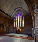 Transept met glas-in-lood.
<br/>
Han Hermkens - Fotostudio Image&Motion , 2021