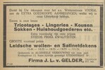 Advertentie Van Gelder.
<br/>
Arnhemsche courant, 12 oktober 1928
