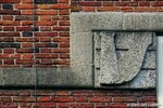 Detail gevelsteen.
<br/>
Gert-Jan Lobbes, 2024