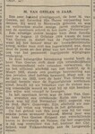 Het dagblad voor IJmuiden stond stil bij de 75e verjaardag van de opdrachtgever.
<br/>
Het dagblad voor IJmuiden, 7 maart 1942