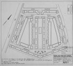 Plattegrond met vier extra doorgangen, straatnamen en bomen.
<br/>
Stadsarchief Amsterdam, 1948