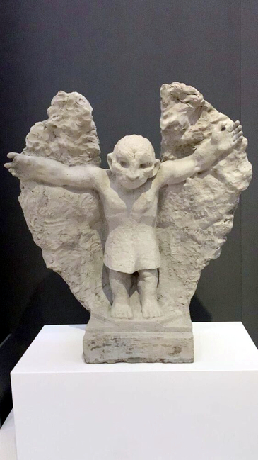 Het beeld van Rädecker in het Stedelijk Museum.
<br/>
Kees Veling, 2023