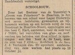 Uitslag van de aanbesteding.
              <br/>
              De standaard, 12 november 1929