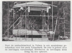 Tijdens de bouw.
<br/>
Knipsel uit onbekend tijdschrift, 1926
