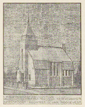 Tekening van de kerk bij een artikel over de opening.
<br/>
Amersfoortsch Dagblad / De Eemlander, 8 september 1927