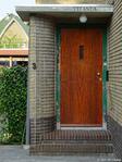 Ingangspartij, tijdens renovatie.
<br/>
Gert-Jan Lobbes, 2021