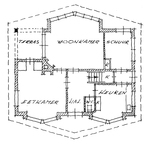 Plattegrond Slotlaan 4, Schoorl.
              <br/>
              Uit: Schoorl in Architectuur