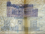 Bouwtekening tbv de opbouw.
<br/>
Familie Bartels, 1922