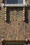 Gerestaureerde gevel, detail.
<br/>
Gert-Jan Lobbes, 2018