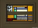 Een van de glas-in-lood ramen.
<br/>
Gert-Jan Lobbes, 2025