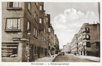 Historische ansichtkaart van de Van Kinsbergenstraat met rechts achter het blok.
<br/>
Beeldbank Stadsarchief, rond 1925