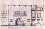 Bouwtekening.
<br/>
Gemeente Zwolle, 1931