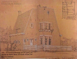 Presentatietekening De Klerk.
<br/>
Archief Het Nieuwe Instituut, 1911