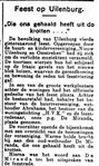Krantenartikel tgv de opening.
              <br/>
              Het Volk, 15 november 1927