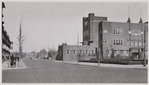 Gezien vanaf de Gerrit van der Veenstraat (toen nog Euterpestraat) in noordelijke richting.
<br/>
Stadsarchief Amsterdam, 1938