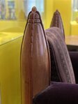 Detail houtwerk van de fauteuil.
              <br/>
              Jeroen Verhoef, 27-7-2020