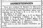 Aanbesteding.
              <br/>
              De Gooi- en Eemlander, 6 april 1929