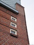 Detail gevel trappenhuis.
<br/>
Gert-Jan Lobbes, 2024