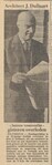 Naar aanleiding van het overlijden van Dullaart.
              <br/>
              De Gooi en Eemlander, 8 juli 1957