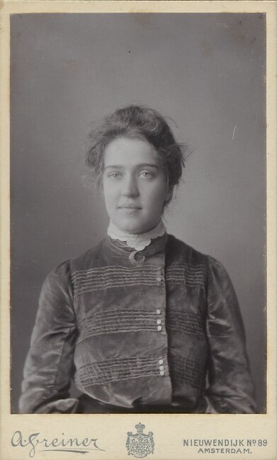 Portret.
<br/>
Albert Greiner, Amsterdam, zonder jaartal