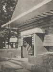 De entree.
<br/>
Tentoonstellingscatalogus, 1925
