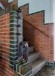 Smeedijzeren trappenhuisornament.
<br/>
Marcel Westhoff, 2023